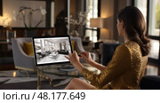 renderings interior designer ipad ai generated. Стоковое AI-изображение, AI-художник Vectorwin / Фотобанк Лори
