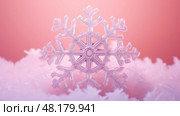 windowpane pink snowflakes ai generated. Стоковое AI-изображение, AI-художник Vectorwin / Фотобанк Лори