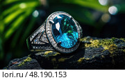 lapis blue gems ai generated. Стоковое AI-изображение, AI-художник Vectorwin / Фотобанк Лори