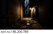 buildings dark void ai generated. Стоковое AI-изображение, AI-художник Vectorwin / Фотобанк Лори
