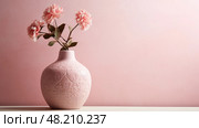 patterns soft pink texture ai generated. Стоковое AI-изображение, AI-художник Vectorwin / Фотобанк Лори