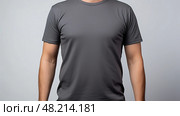 shir dark grey t shirt ai generated. Стоковое AI-изображение, AI-художник Vectorwin / Фотобанк Лори