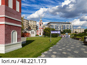 Церковь Георгия Победоносца на Псковской Горке (2024 год). Редакционное фото, фотограф Андрей Иванов / Фотобанк Лори