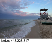 Курорт Юга на Черном море Херсонская область, Лазурное, Скадовск (2017 год). Стоковое фото, фотограф Лысенко Наталья / Фотобанк Лори