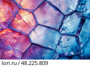 Crystals sparkle in the light. Mineral formations. Стоковое AI-изображение, AI-художник Михаил Коханчиков / Фотобанк Лори