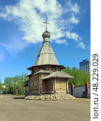 Церковь Иконы Божией Матери Всех Скорбящих Радость на Марфинском кладбище. Редакционное фото, фотограф stargal / Фотобанк Лори