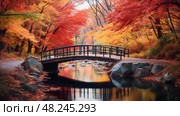s tree stream ai generated. Стоковое AI-изображение, AI-художник Vectorwin / Фотобанк Лори