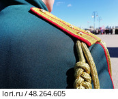 Погон старшего лейтенанта, парадная форма военного курсанта. Стоковое фото, фотограф Ольга Дерябина / Фотобанк Лори