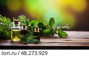 peppermint healing essential oil ai generated. Стоковое AI-изображение, AI-художник Vectorwin / Фотобанк Лори