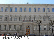 Доходный дом А.К. Кольмана г. Санкт-Петербург, ул. Чайковского, д.55. A.K. Kolman’s Income House Saint Petersburg, Tchaikovsky Street, 55. Редакционное фото, фотограф Юрий Пуликов / Фотобанк Лори