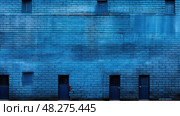 uniformity blue bricks ai generated. Стоковое AI-изображение, AI-художник Vectorwin / Фотобанк Лори
