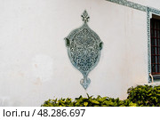 Узор на здании дворца "Дюльбер". Кореиз. Крым. Редакционное фото, фотограф Владимир Шибаев / Фотобанк Лори