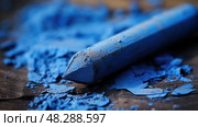 photo blue crayon ai generated. Стоковое AI-изображение, AI-художник Vectorwin / Фотобанк Лори