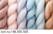 yarn soft texture background. Стоковое AI-изображение, AI-художник Vectorwin / Фотобанк Лори