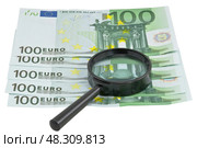Евро купюры на белом фоне. Euro banknotes money. Стоковое фото, фотограф Татьяна Д / Фотобанк Лори