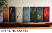 design poetry book template ai generated. Стоковое AI-изображение, AI-художник Vectorwin / Фотобанк Лори