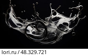 dispersion ink in water ai generated. Стоковое AI-изображение, AI-художник Vectorwin / Фотобанк Лори