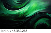 contrast black and green ai generated. Стоковое AI-изображение, AI-художник Vectorwin / Фотобанк Лори