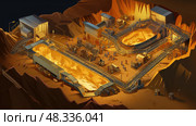 ore mining for gold ai generated. Стоковое AI-изображение, AI-художник Vectorwin / Фотобанк Лори