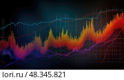 graph quantitative data ai generated. Стоковое AI-изображение, AI-художник Vectorwin / Фотобанк Лори
