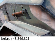 Макет - Бронеавтомобиль БА-64,  детали. Редакционное фото, фотограф Головкова Елена / Фотобанк Лори