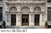 facade office building exterior ai generated. Стоковое AI-изображение, AI-художник Vectorwin / Фотобанк Лори