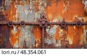 deterioration metal corrosion ai generated. Стоковое AI-изображение, AI-художник Vectorwin / Фотобанк Лори