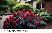 oil castor bean plant ai generated. Стоковое AI-изображение, AI-художник Vectorwin / Фотобанк Лори