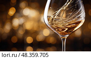 stemware wine glasses ai generated. Стоковое AI-изображение, AI-художник Vectorwin / Фотобанк Лори