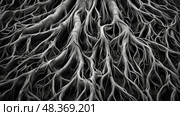 intricate rooted tree ai generated. Стоковое AI-изображение, AI-художник Vectorwin / Фотобанк Лори