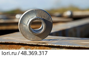 construction metal washers ai generated. Стоковое AI-изображение, AI-художник Vectorwin / Фотобанк Лори