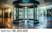 high revolving door ai generated. Стоковое AI-изображение, AI-художник Vectorwin / Фотобанк Лори
