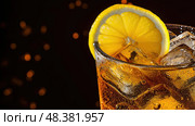 glss soda in a glass ai generated. Стоковое AI-изображение, AI-художник Vectorwin / Фотобанк Лори