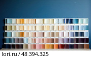 color paint samples on wall ai generated. Стоковое AI-изображение, AI-художник Vectorwin / Фотобанк Лори