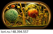 atp plant cell ai generated. Стоковое AI-изображение, AI-художник Vectorwin / Фотобанк Лори