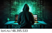 malware data cyber ai generated. Стоковое AI-изображение, AI-художник Vectorwin / Фотобанк Лори