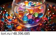refract effect glass ai generated. Стоковое AI-изображение, AI-художник Vectorwin / Фотобанк Лори