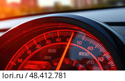 maximum speedometer red line ai generated. Стоковое AI-изображение, AI-художник Vectorwin / Фотобанк Лори