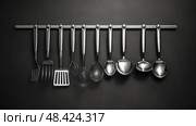 spoon kitchen utensils ai generated. Стоковое AI-изображение, AI-художник Vectorwin / Фотобанк Лори