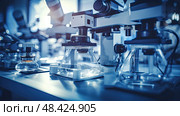 tube chemistry lab equipment ai generated. Стоковое AI-изображение, AI-художник Vectorwin / Фотобанк Лори