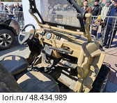 Выставка трофейной военной техники в парке ЦПКиО им. В. В. Маяковского, Екатеринбург. Вездеход "Polaris". Производитель США. Редакционное фото, фотограф Vladislav_v / Фотобанк Лори