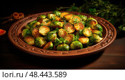 s brussel sprout ai generated. Стоковое AI-изображение, AI-художник Vectorwin / Фотобанк Лори