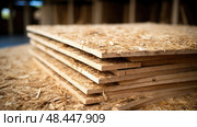 strand osb wood ai generated. Стоковое AI-изображение, AI-художник Vectorwin / Фотобанк Лори