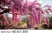 foliage tamarisk tree ai generated. Стоковое AI-изображение, AI-художник Vectorwin / Фотобанк Лори