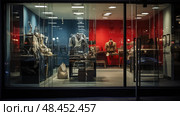 retail security glass ai generated. Стоковое AI-изображение, AI-художник Vectorwin / Фотобанк Лори