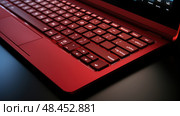 touchpad red keyboard ai generated. Стоковое AI-изображение, AI-художник Vectorwin / Фотобанк Лори