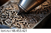 stamping metal tooling ai generated. Стоковое AI-изображение, AI-художник Vectorwin / Фотобанк Лори