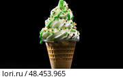 photo green sprinkles ai generated. Стоковое AI-изображение, AI-художник Vectorwin / Фотобанк Лори
