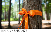 sclerosis orange ribbon ai generated. Стоковое AI-изображение, AI-художник Vectorwin / Фотобанк Лори