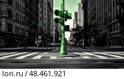 street traffic light green ai generated. Стоковое AI-изображение, AI-художник Vectorwin / Фотобанк Лори